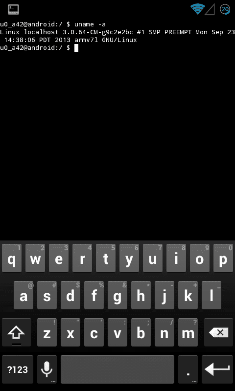 Android terminal emulator