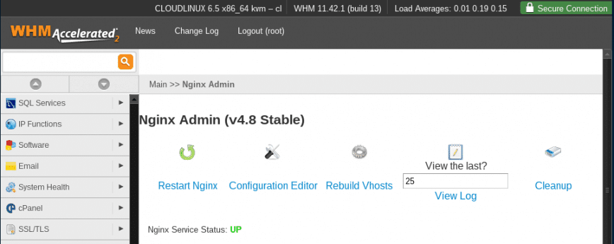 Install NginxCP Cloudlinux cPanel