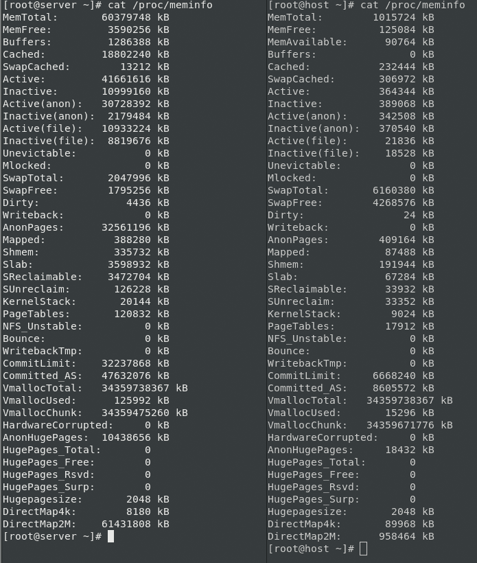 RAM Upgrade: cat /proc/meminfo