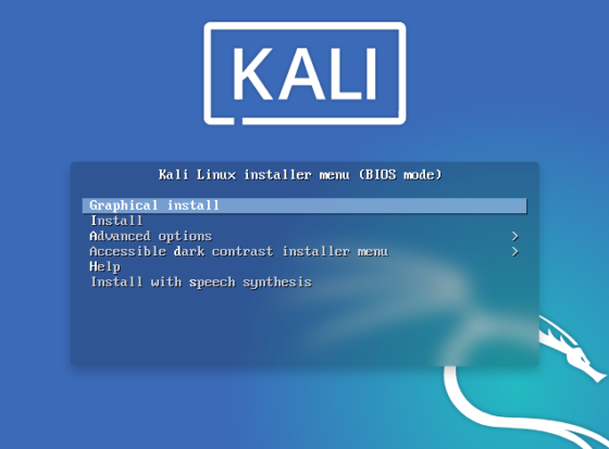 Kali Linux non-root and no pen-test tools install w/ screenshots