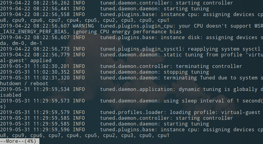 more command example more command example