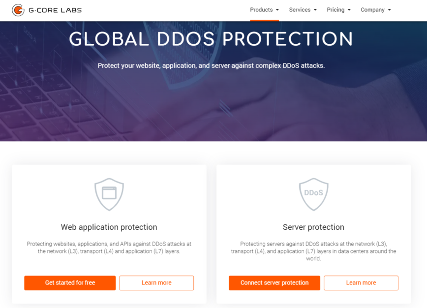 G-Core Labs - Advanced security options G-Core Labs - Advanced security options