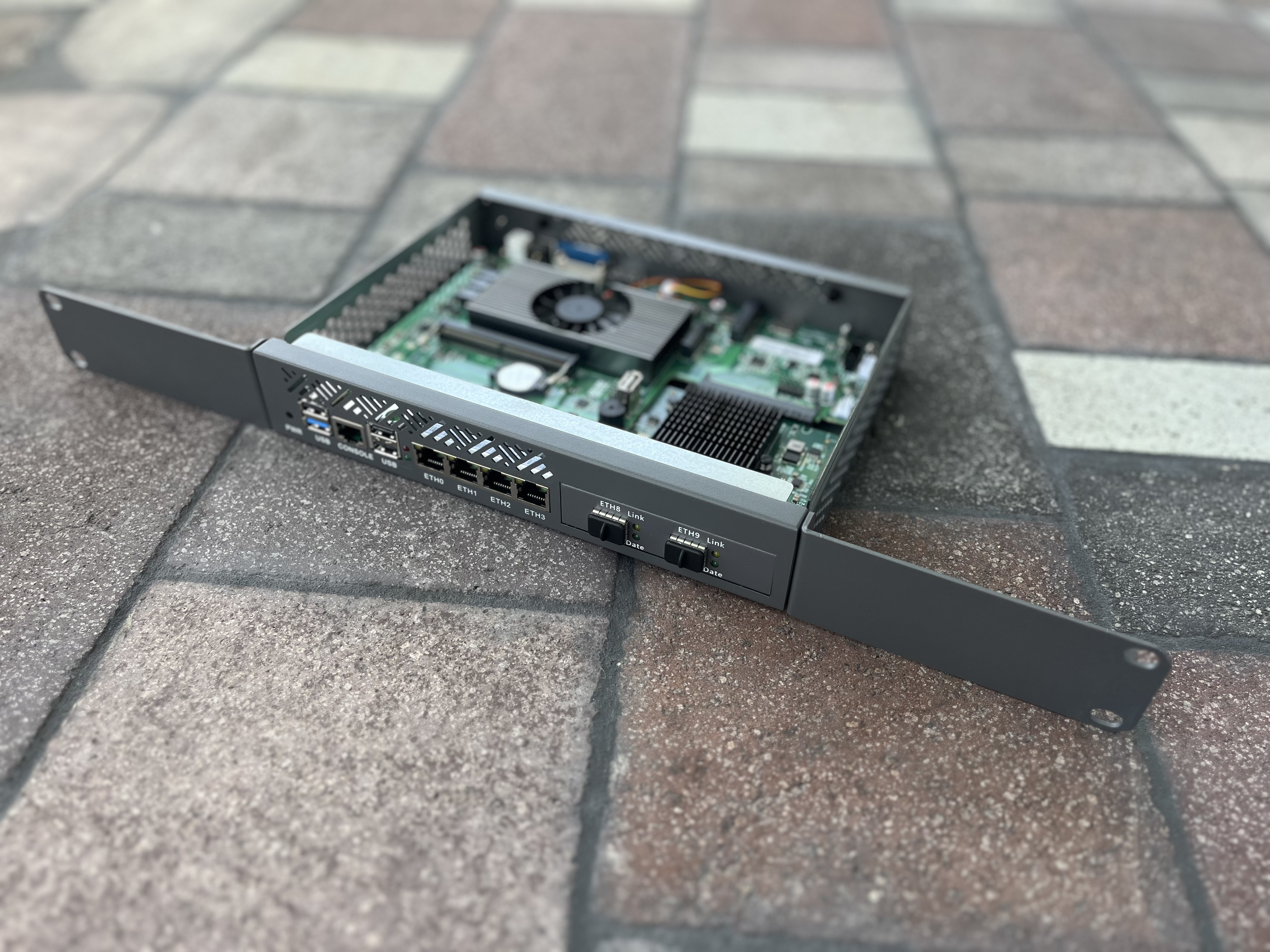 Pfsense Firewall 1U Rack Mount Mikrotik Router Core I3 I5 I7 6th to 9th Opnsense Server PC 8Lan Network Security Appliance | HUNSN 1U Rackmount Firewall, Mikrotik, Pfsense, OPNsense, VPN, Net | 無線・有線LANルーター
